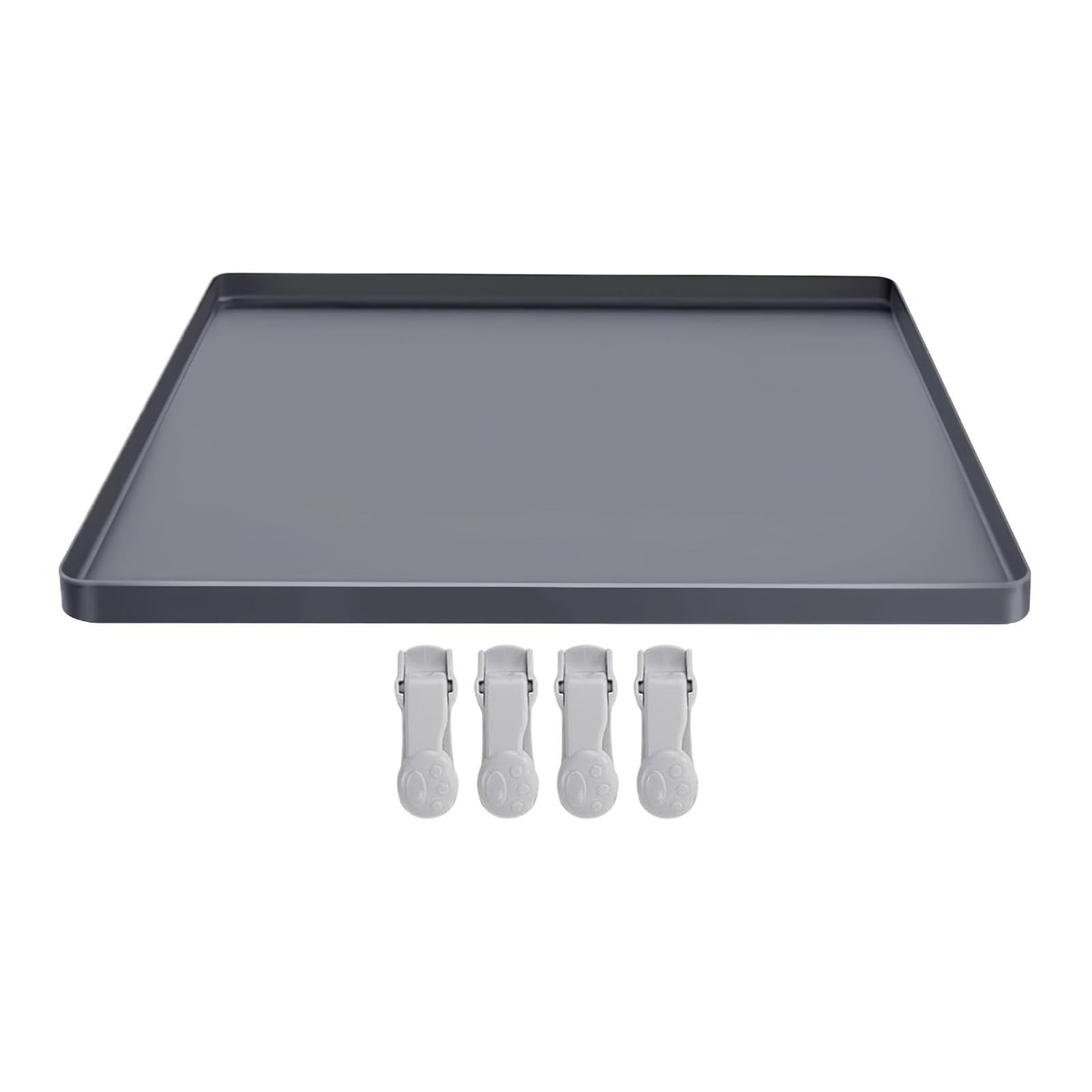 Genérico Supporto per vasino, vassoio sicuro, 60 x 60 cm, tappetino con bordo a prova di perdite, materiale resistente, stazione di allenamento con design antiscivolo, WC interno per appartamento e