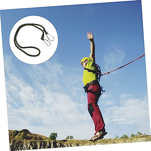 Hemobllo 4 Peças Mosquetão Cabo Elástico Mosquetão Cordas Elásticas Tiras De Carga Tiras De Amarraçã