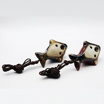 Amazon | 6穴オカリナ 魚型オカリナ アルトC セラミック オカリナ 楽器