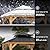 SUNJOY 11 x 11 ft. Wood Gazebo Standard Cedar Framed Gazebos with Black Double Steel Hardtop Roof for Garden, Backyard Shade, Matte Black Roof + Natural Wood Frame