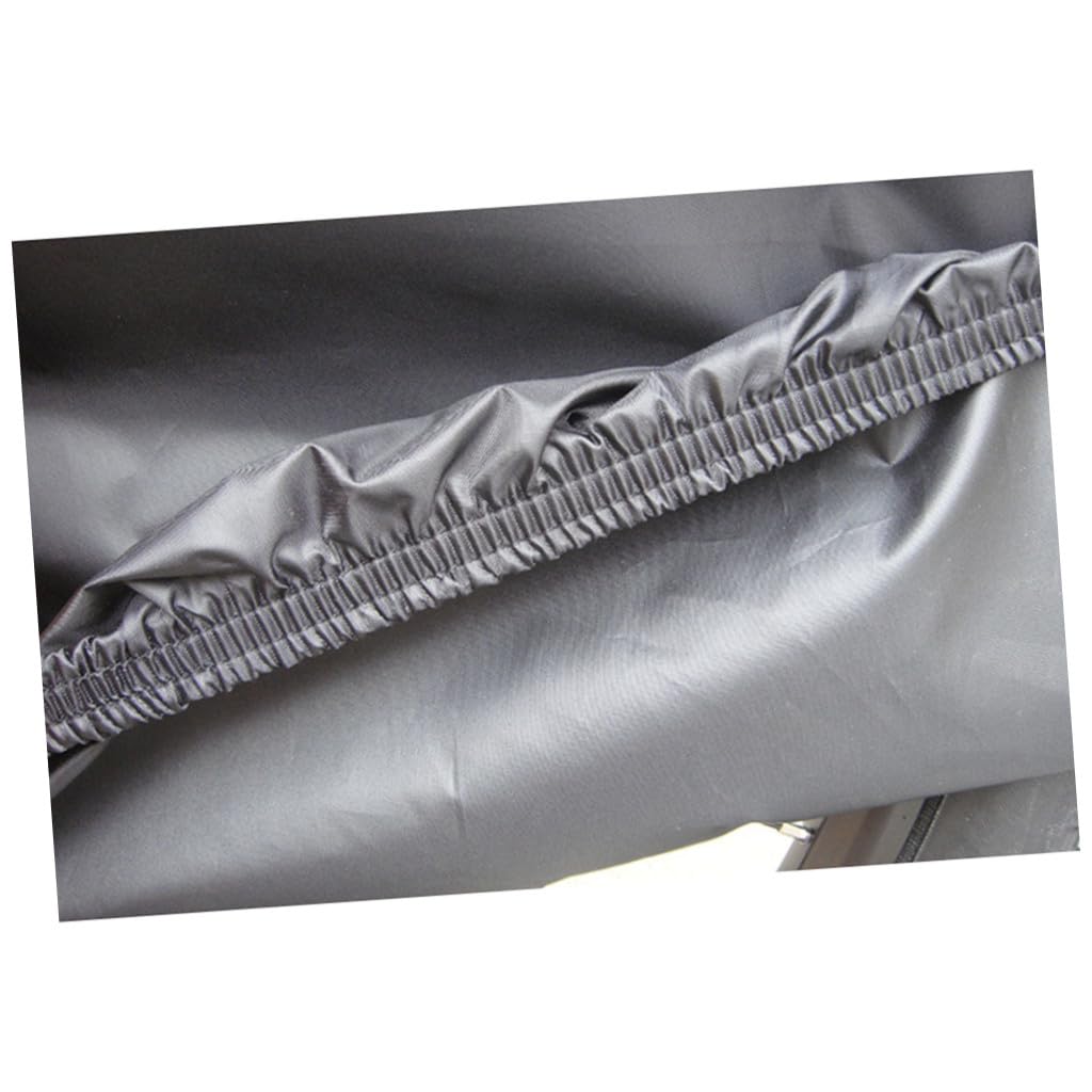 Wasserdichte Fahrradabdeckung für Fahrräder UV Regenschutz Robuste Elastische Befestigung Wasserabweisend Silber schwarz Mittelgroß Outdoor Bike Protector