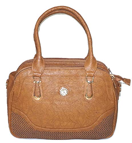 Ruwado Kamel Sac à main élégant pour femme avec bandoulière Design classique et élégant pour toutes les occasions - Dimensions : 38 x 28 x 20 cm Cover