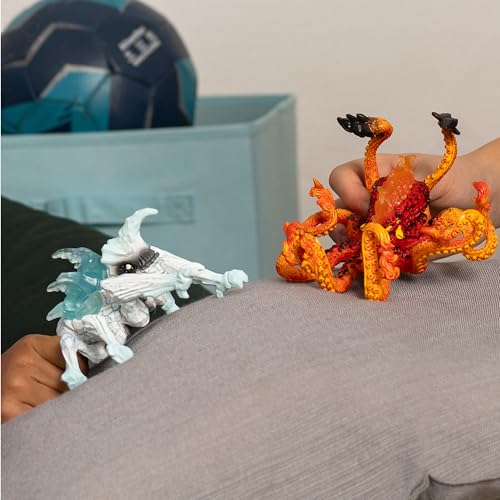 Image of Schleich Eldrador - 2Pc Ice Bug Vs. Fire Kraken - Kids Ages 7+ | 70826 | Monster Figurine, Battle Creature Toy for Boys 7+, Fantasy Beast, Action Figure Gifts, Screen-Free Imaginative Pretend Play