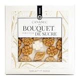 Canasuc Paris, Bouquet de Sucre, Pur Sucre de Canne, Assorted 84 MINI Molded Floral Sugars, Imported