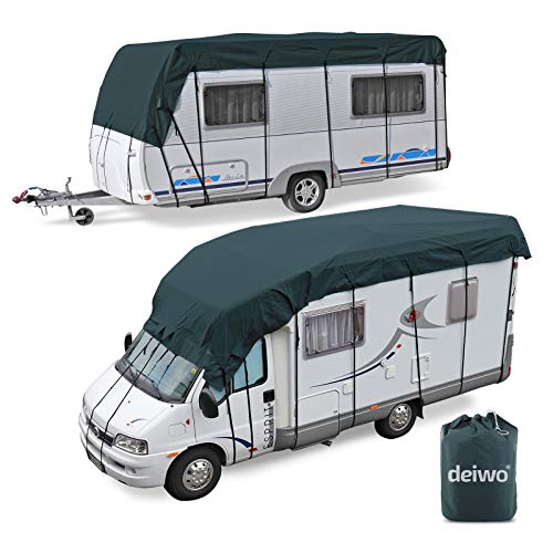 Tetto di protezione per roulotte e camper | da 5 x 3 a 10 x 3 m | 4 strati | adatto all'inverno (10 x 3 m)