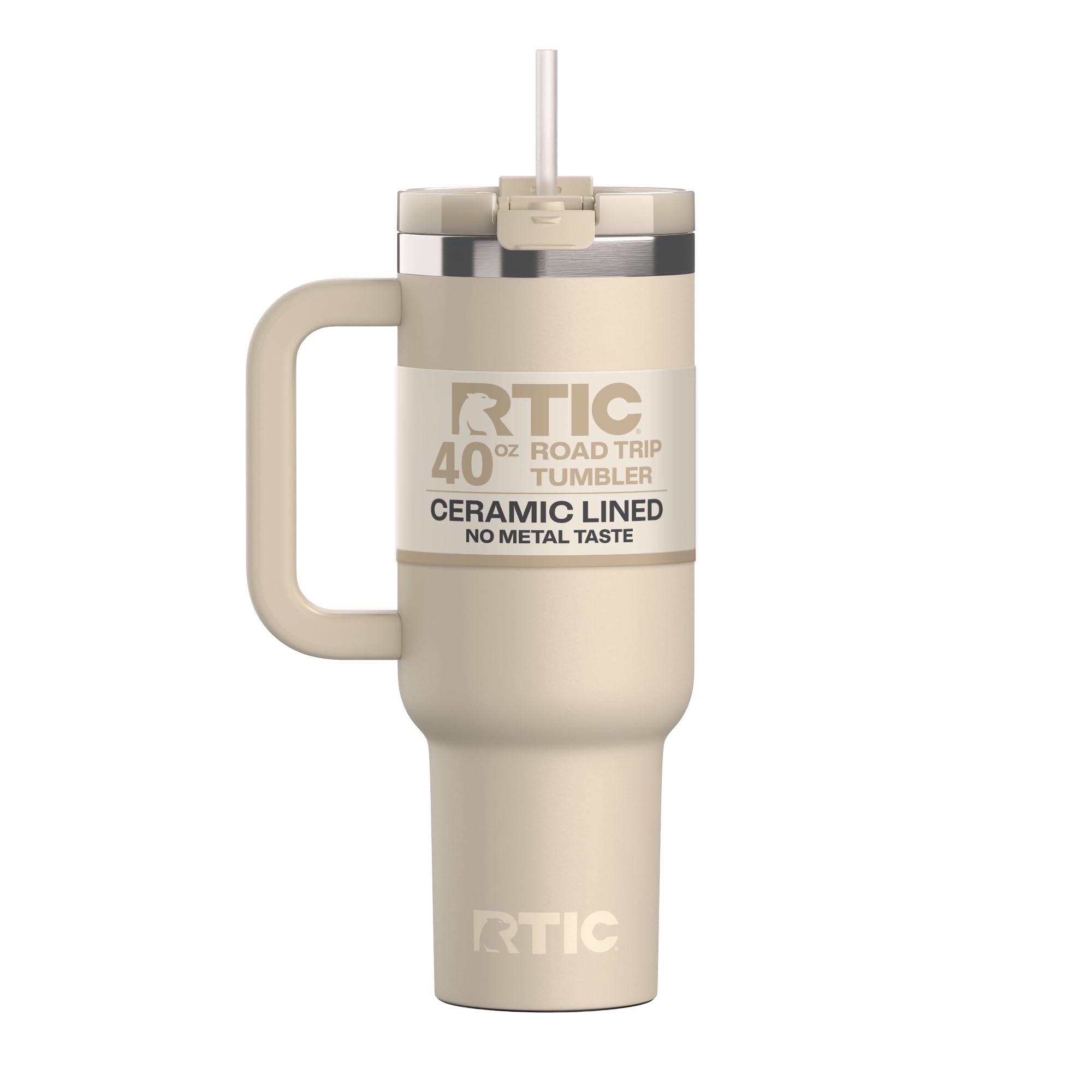 Amazon.com: RTIC 40 oz Road Trip Tumbler Double-Walled Cermaic