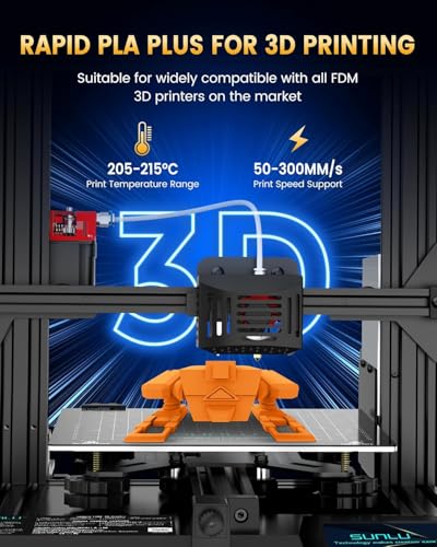 Image of SUNLU PLA+2.0 3D Printer Filament Bundle, Multicolor PLA+ Filament 1.75mm, Individually Vacuum Packed, 0.25kg per Spool, 16 Pack, 4kg Total