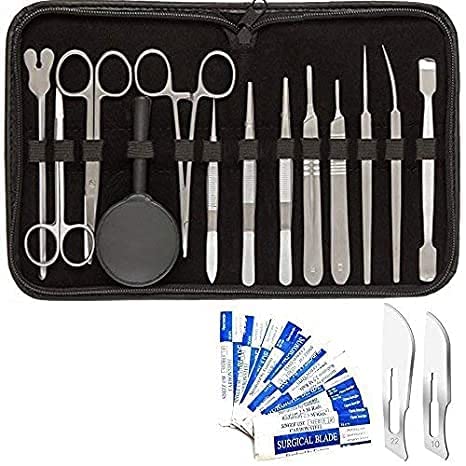 ARINEO-Premium Quality 26 Pcs Advanced Dissection Kit Stainless Steel Tools for Dissecting Frogs etc Best for Biology Anatomy Botany and Veterinary Students or Teachers with Case (B0B5XKWN9T) Amazon Price History, Amazon Price Tracker