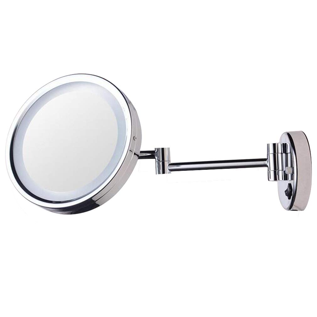 Miroir de courtoisie de maquillage avec lumières pour un soin sans ombre