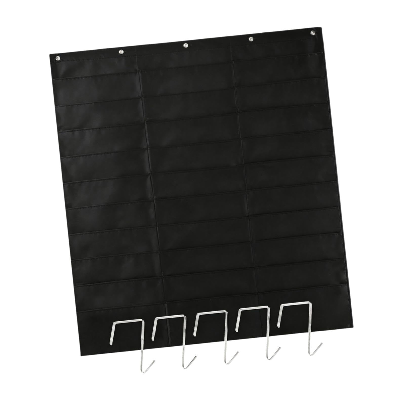 Pocket Chart Porta Documenti Appendibile con 30 Tasche Cartella da Parete Organizzatore Tessuto Oxford Porta Lettere Verticale Funzione di