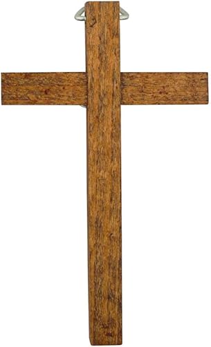 Miniatura 2 de VILLAGE GIFT IMPORTERS Crucifijo de pared de madera de caoba | 4 pulgadas de alto | Jesucristo con detalles de metal