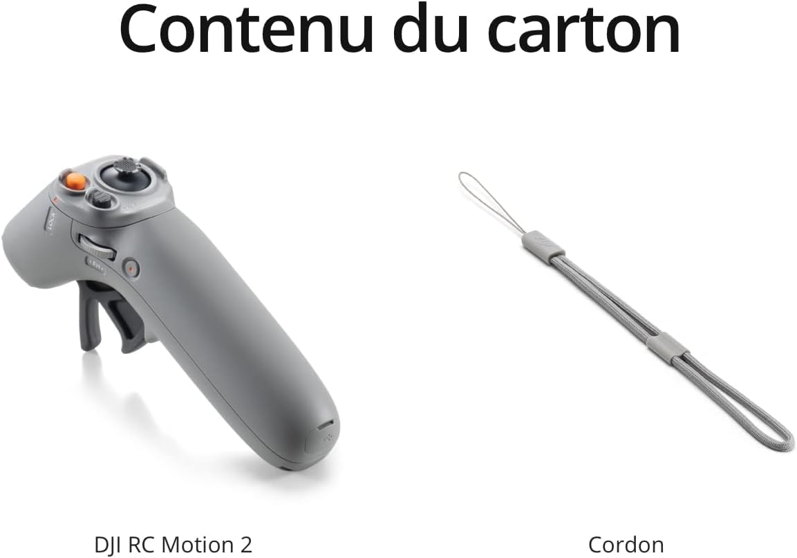 DJI RC Motion 2 - Immersive Intelligent Controller, Multi-Directional Operation, Multifunctional et Intuitive FPV Drone Accessory