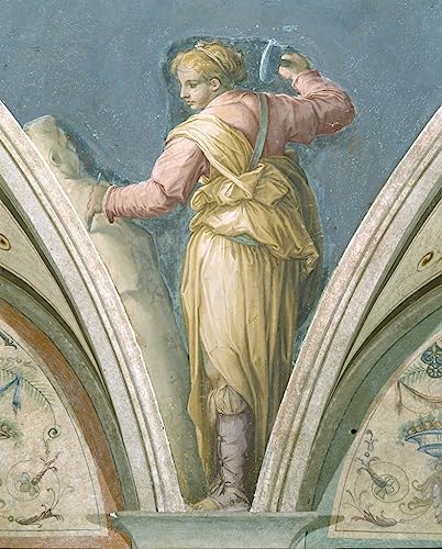 Impression toile Giorgio Vasari Les Quatre Arts affiche déco murale 60x90cm