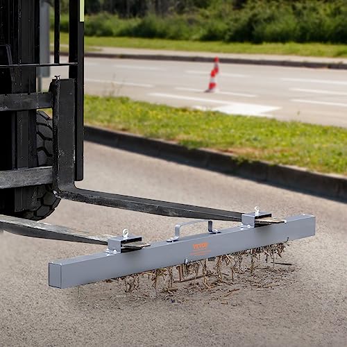 Vevor PICKUP TOOLQJ8013A-72″ 105Lbs Hanging Magnetic Sweeper Pickup Tool, Nail Hang-Type Magnetic Forklift Sweeper, Industrial Grade Magnets Steel Material Hunting Accessories For Picking Up Bolts Nails Iron Chips Metals thumb #7
