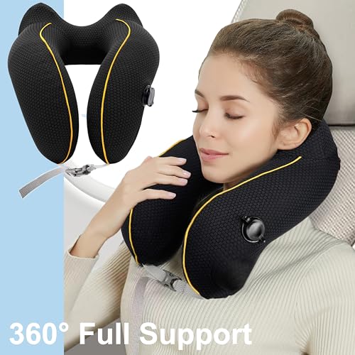 Almohada inflable para cuello tamaño grande ergonómica miniatura 2