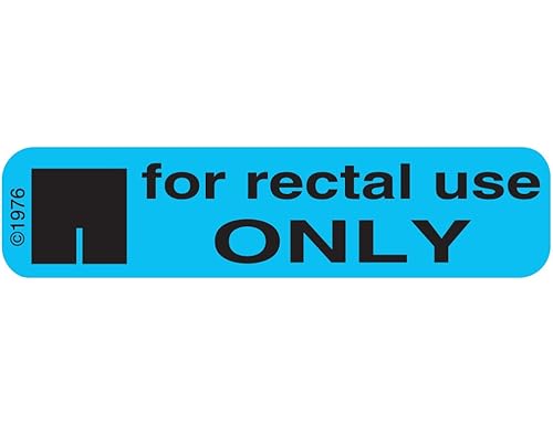 The Best Rectal Use Only Labels
