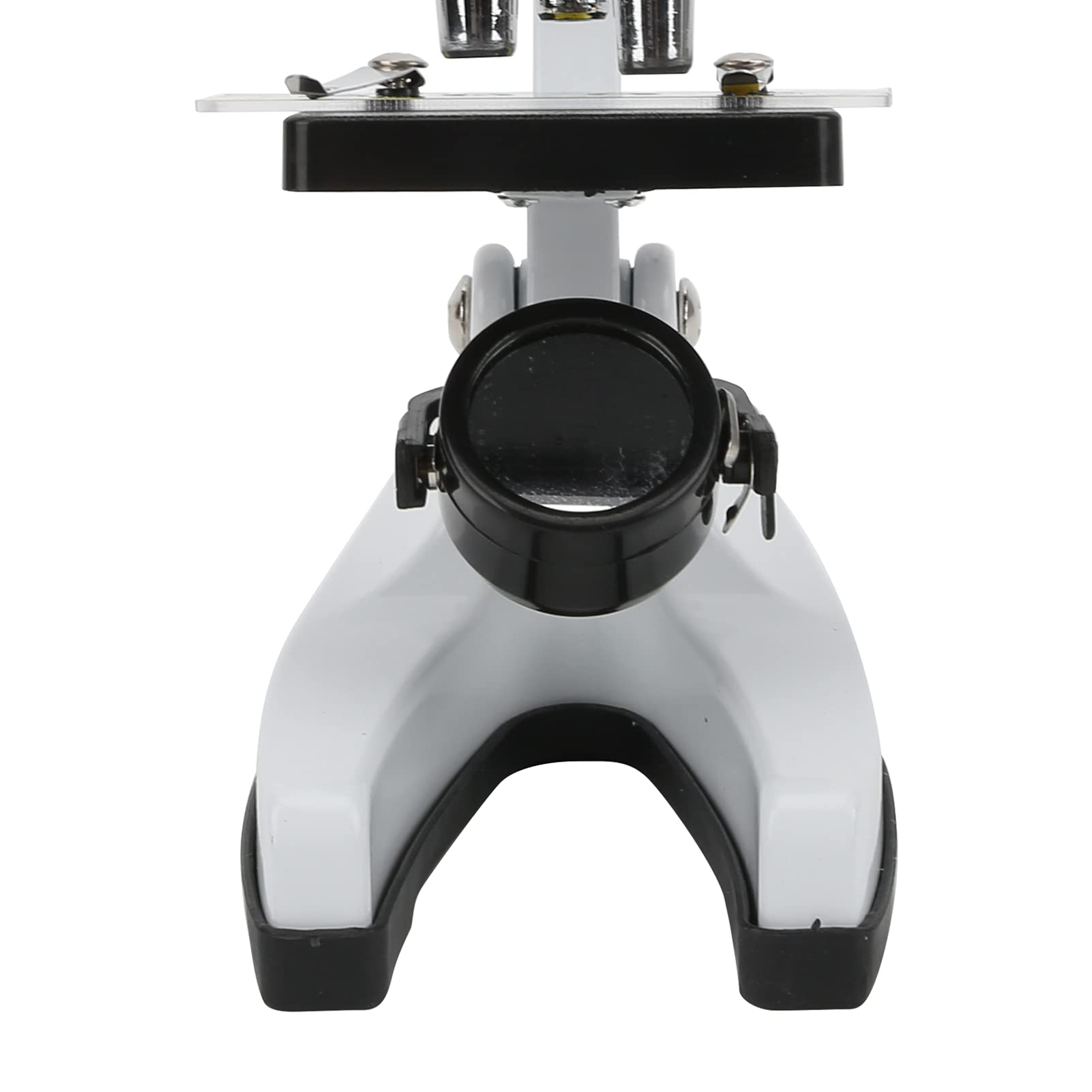 Kit di microscopio HD 1200X per bambini, educazione scientifica, giocattolo per microscopio per principianti, interamente in metallo con lente in vetro ottico
