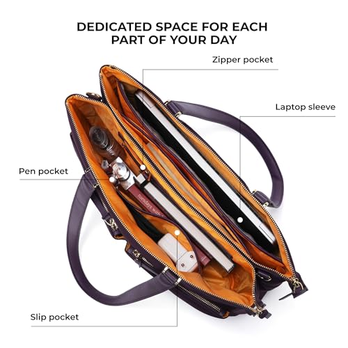 Image of MOKOBARA The Bliss Tote Bag for Women | Premium Nylon & Vegan Leather Office Handbag | Fits 15.6 Inch Laptop | Water Resistant Shoulder Bag with Detachable Strap