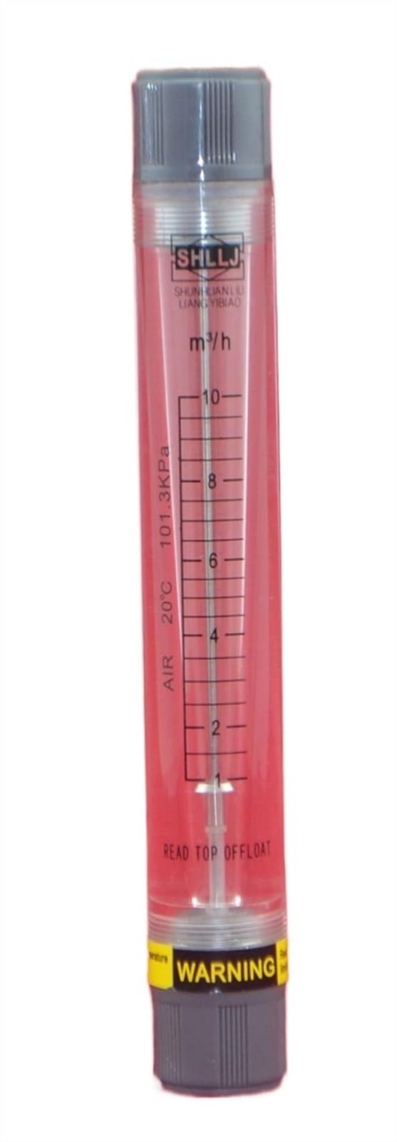 1 Uds. Medidor de flujo tipo tubo serie LZM-15G for Gas/aire macho o hembra 1/2 "BSPT o NPT ABS(1.2-12 m3Ph)
