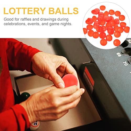 TOYANDONA 25pcs Balls Plastic Hollow Ball for Game Party Decorations Diameter, Red, 4X4cm - Image 3