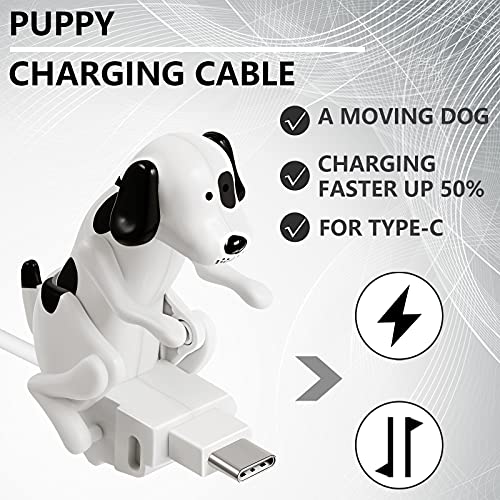 Frienda Dog Charging Cable Dog Smartphone Usb Cable Charger Usb Data Transmission Mini Humping Dog Cable For Usb Charging Cable Of Mobile Phones, Only Compatible With Type-C (Spot Style, 1 Pcs) #TOP2
