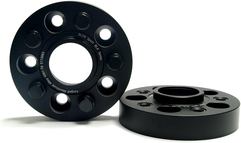 2 Pc 1" inch 5 Lug Wheel Spacers 5x112 66.5 for Mercedes W203 W209 W210 R171 W126 W211 W215 CLS 500 W/Bolts M12x1.5