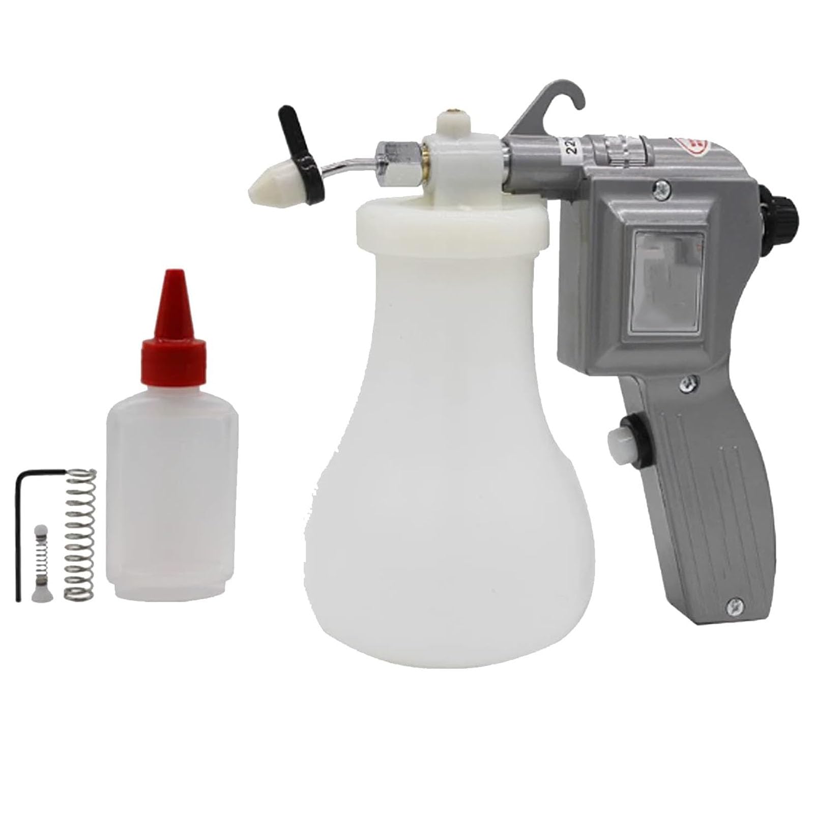 Pistolet do czyszczenia punktowego tekstyliów, elektryczny pistolet natryskowy z regulowanym ciśnieniem do sitodruku i czyszczenia odzieży