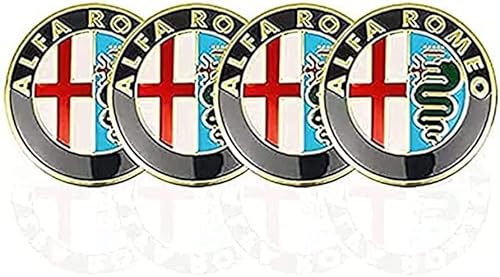 4 Pezzi Coprimozzo per Alfa Romeo GT Giulia