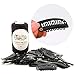 Produktbild ERSATZ CLIPS FÜR EXTENSIONS, TRESSEN, TOUPET & HAARTEILE geeignet. 25x Kämmchen mit Silikonschutz. (32mm, SCHWARZ)