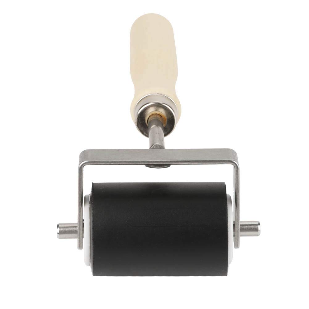 Respicefinem Home Tool 18×8×5 Rubber Brayer Roller Paint Brush Ink Applicator Art Craft Oil Painting Tool