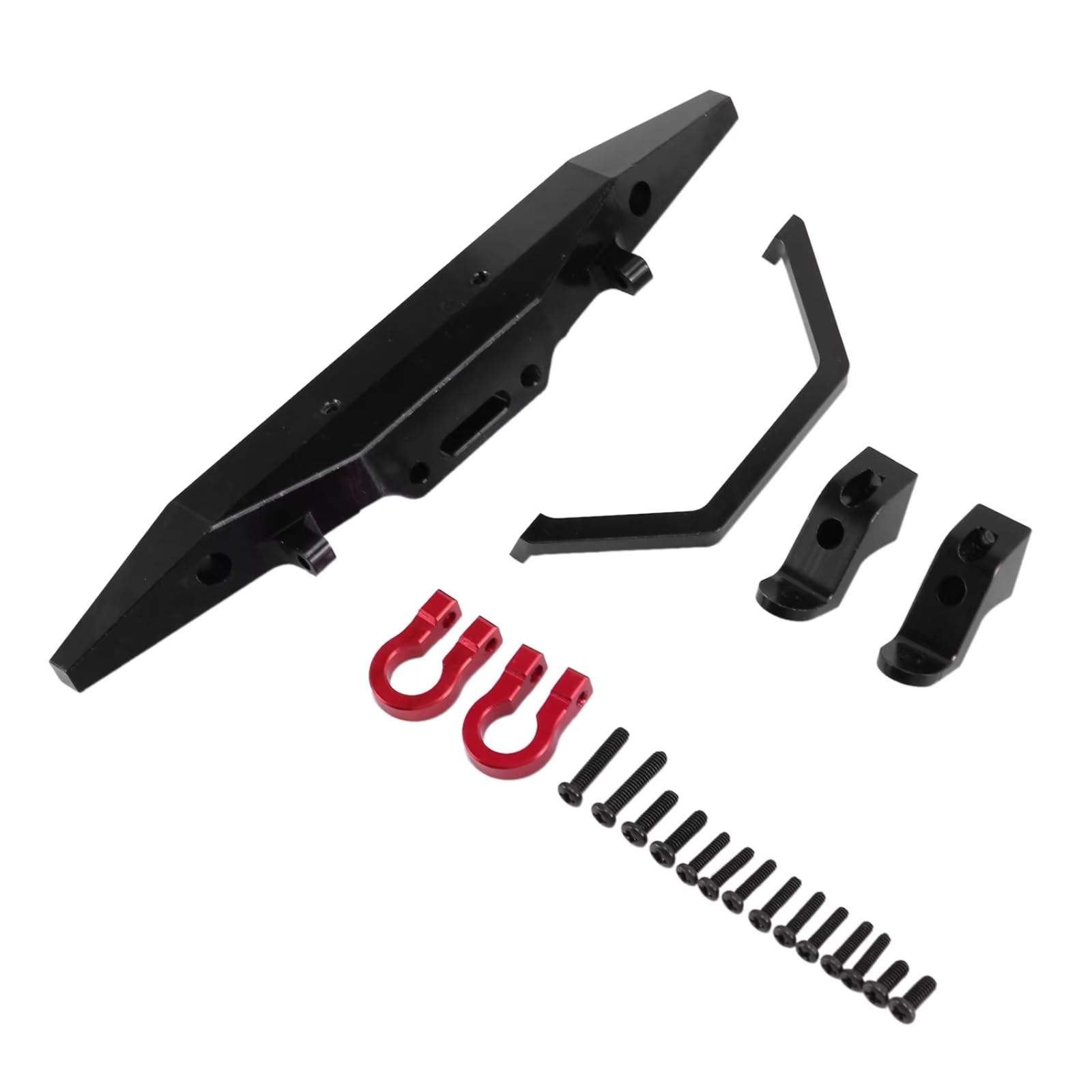 Pare-chocs Métal Noir Summerwindy – Pour MN D90 D91 D96 MN90 MN99S 1/12 – Accessoire RC