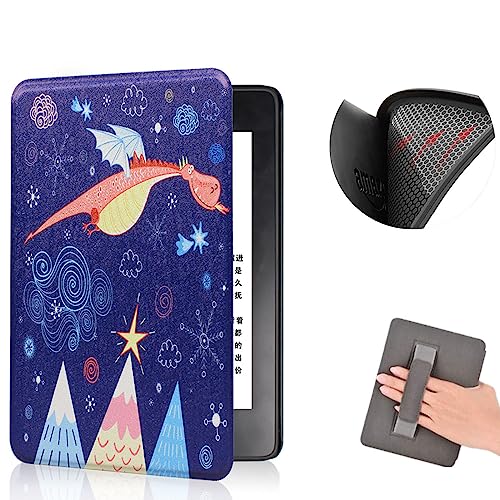 COCFOOKIW�J�o�[ for 6�C���` Kindle Paperwhite��10���� (2018�N����)�A�t�@�b�V���� TPU�\�t�g�P�[�X���n���h�X�g���b�v�Ǝ����X���[�v/�E�F�C�N�@�\�t���i���f��PQ94WIF�j