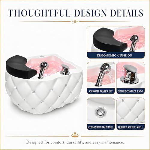 Masajeador Spa para Pies con Luz LED y Drenaje Automático miniatura 5
