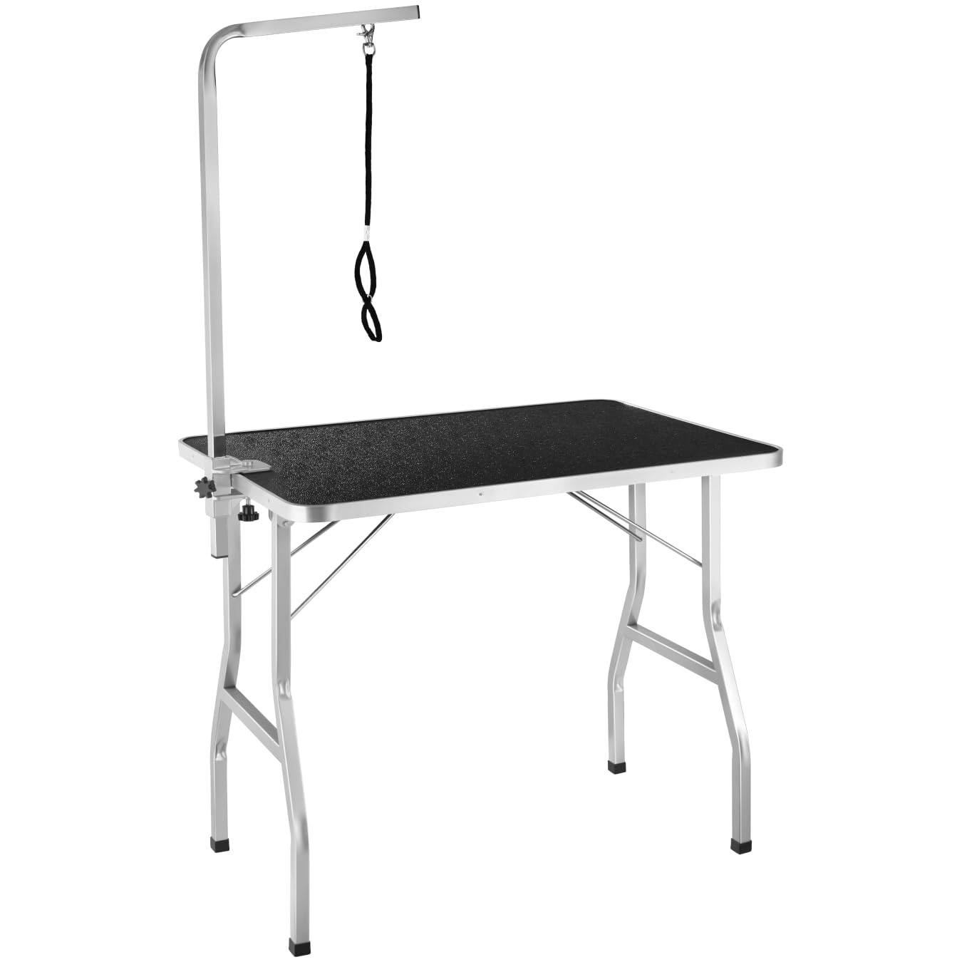 Tectake Dog Grooming Table With ArmBlack/grey from B&Q