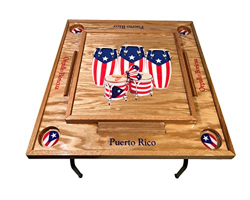 Puerto Rico Congas Domino Table