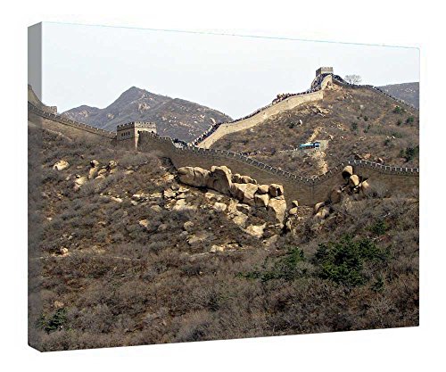 Grande Muraille de Chine sur toile : tableau complet prêt à être accroché
