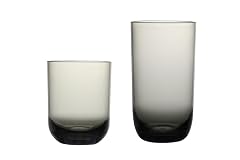 KLIFA- WASCO- 13 18 6 ounce Set of 8 Acrylic Tumbler and Highball Set Plastic Drinking Glasses BPA-Free