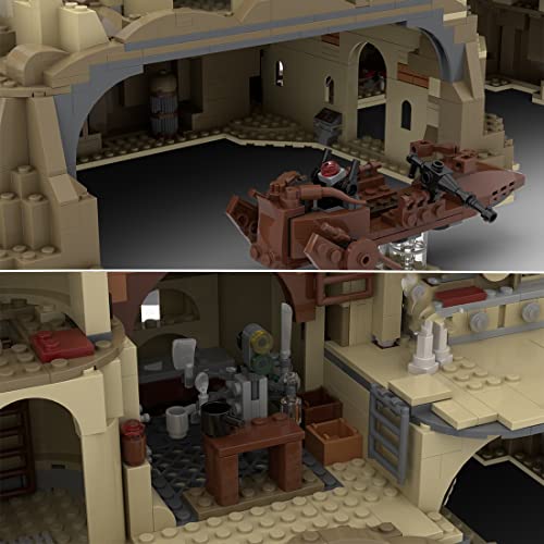 Tosbes Palast Architektur Modell Bausteine, MOC-108238 Daimyos Palace for Star Wars, 1762 Teile Palast Bausatz… – Bild 5