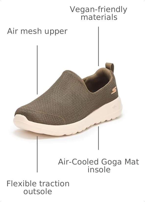 Image of Skechers Men's Go Walk Max Air Mesh Slip-on Walking Shoes