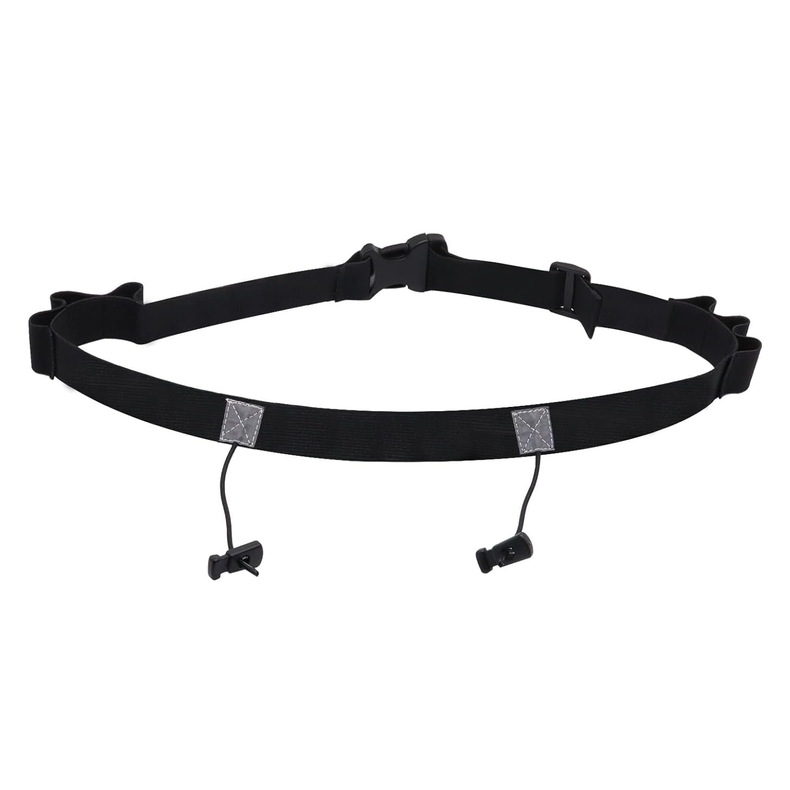 Big Bargain Store Race Number Belt, Race Bib Belts with 6 Energy Gel Loops, Running Bib Holder for Triathlon, Marathon, Running, Cycling, Elastic Exercise Belt for Men Women