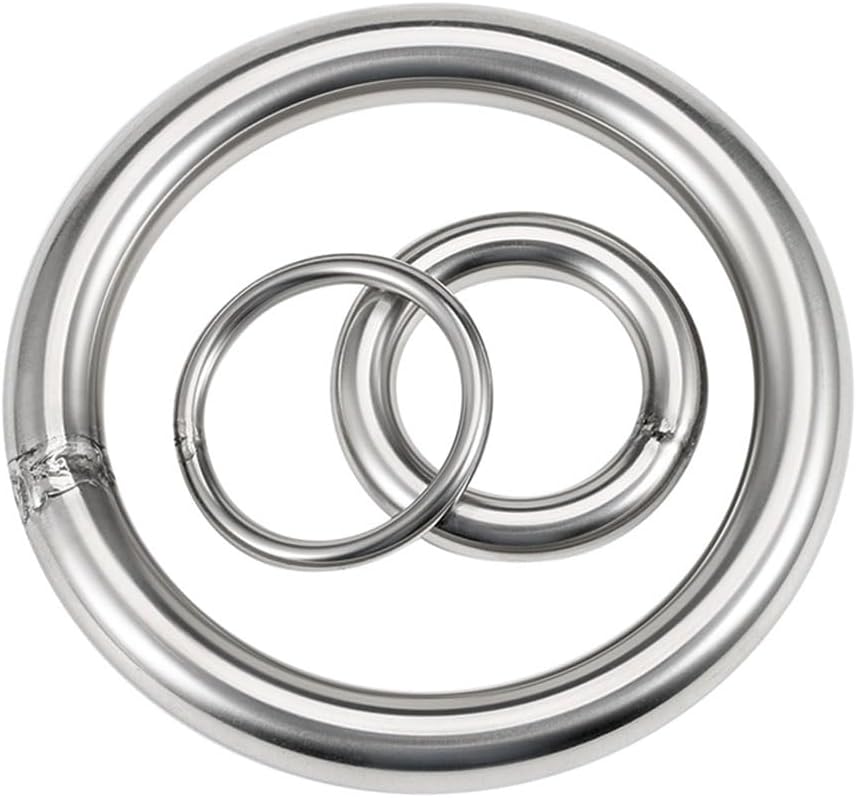 Amazon.com: RAMBEX 1pcs/2/5pcs M6 Welded Round Rings, 30MM-600MM 304 ...