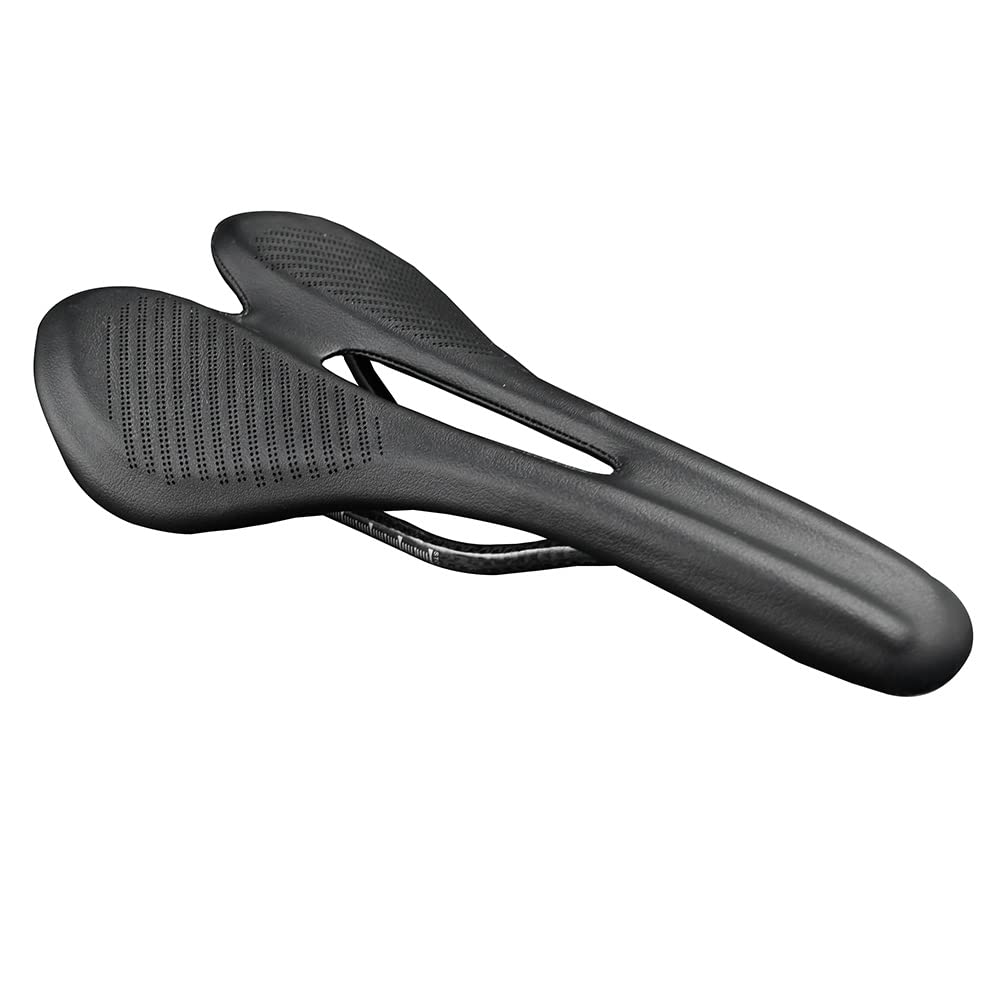 SillíN MTB Carretera de Fibra Carbono MTB Saddle Use 3K T700 Material Almohadillas Cuero súper Ligeros Rideo Bicicletas Asiento