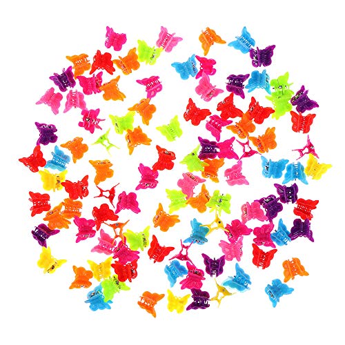 Cute Butterfly Hair Clips, Hair Accessories Hair Clamps Women Girls Mini Hairpins Butterfly Hair Clips For Kids Baby Hair Claws(100Pcs)
