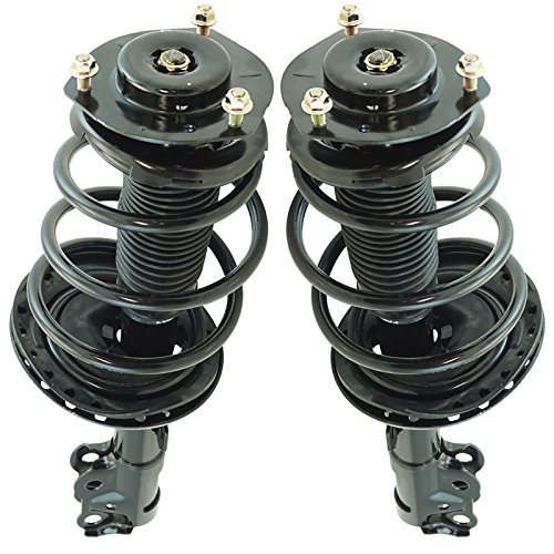 Image of TRQ Front Strut and Spring Assembly Set 2 Piece | For 2012-2017 Toyota Camry L LX XLE