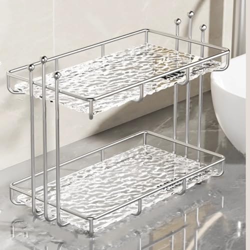 HEFJIAYCIQ 2ioX[I[KiCU[ JE^[gbvAXeX| S[h/Vo[ [fBXvCbNANAANpl CNAbv pt[ oeB[gC VFt,Silver 6,30.5x18x25cm