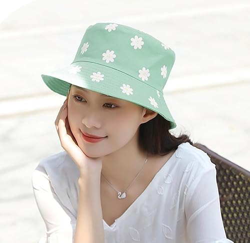 Miniatura 6 de Malaxlx Sombrero de pescador unisex para playa, sombrero estético de pesca para hombres, mujeres y adolescentes, reversible de doble cara