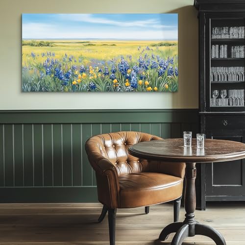 crmotu Nature Wall Art, Canvas Wall Art Landscape, Oversized Artwork for Walls, Cottagecore Scenic Art Prints, Rustic Aesthetic Paintings Wall Decor Living Room Bedroom Dining Room Entryway 30x60inch