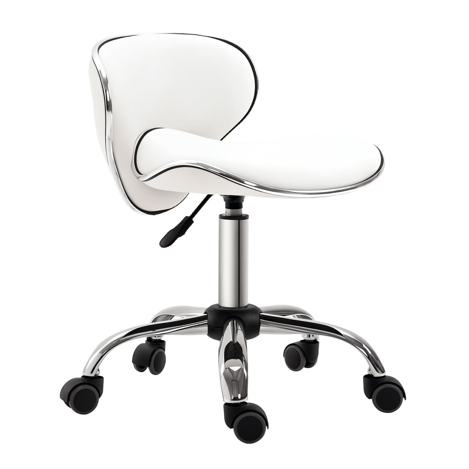 homcom tabouret à roulettes hauteur