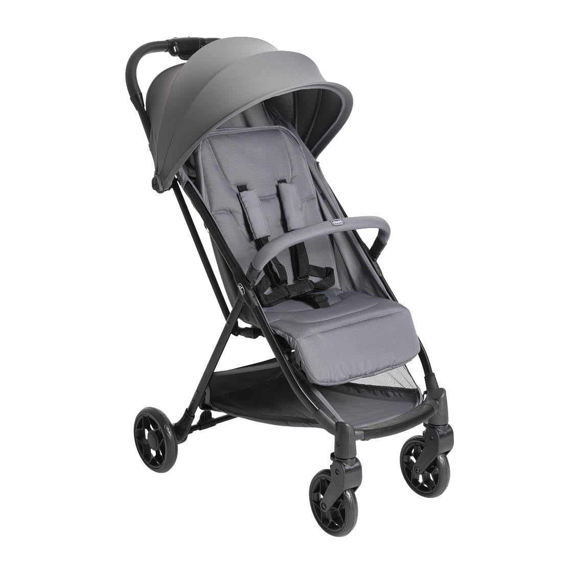 Chicco Urbino Silla de Paseo, Desde nascimiento hasta 22 Kg, Carrito Bebé, Plegado automatico con una sola mano, Compacto y Ligero, Capota con Protección UV50+, Respaldo Ajustable y Reclinable, Gris en oferta en Amazon