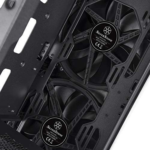 Silverstone Technology Seta A1 Silver On Black Premium Atx/Micro-Atx Case With Temperd Glass - Sea1Sb-G #TOP7